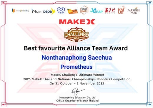 MakeX Challenge - Best Favourite Alliance Team